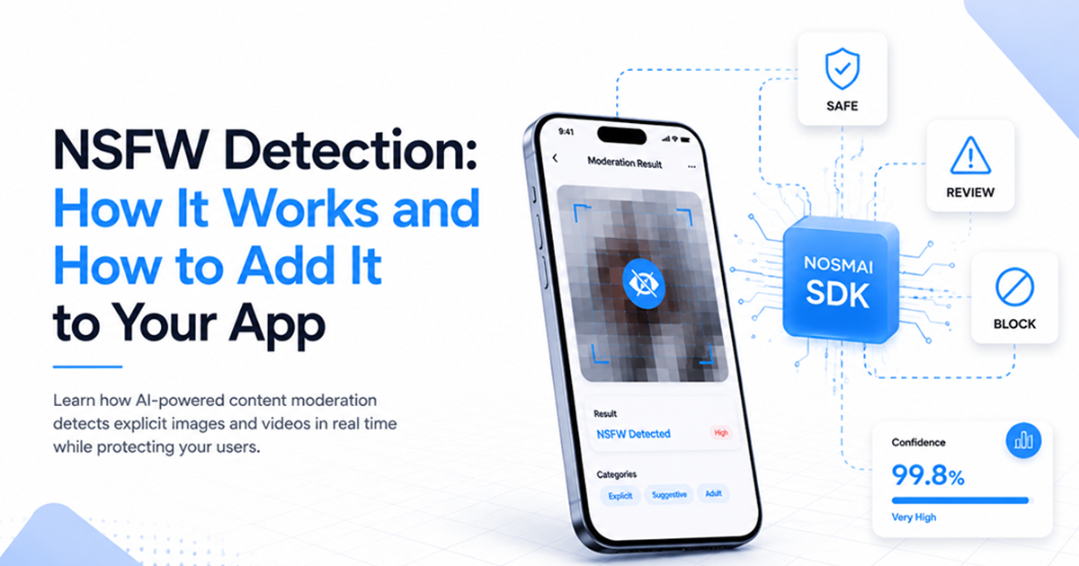 Cover image for NSFW Detection: How It Works and How to Add It to Your App